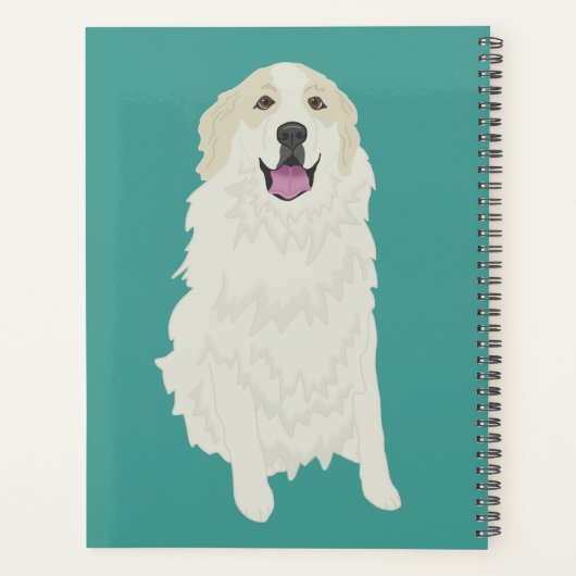 Grote Pyreneeën Planner (Achterkant)