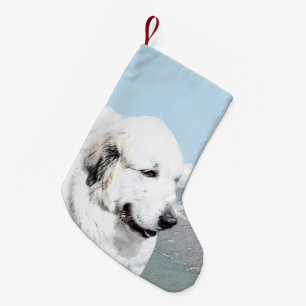 Grote Pyreneeën schilderen - Oorspronkelijke hond Kleine Kerstsok
