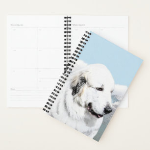 Grote Pyreneeën schilderen - Oorspronkelijke hond Planner