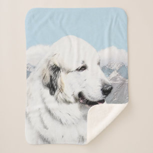 Grote Pyreneeën schilderen - Oorspronkelijke hond Sherpa Deken