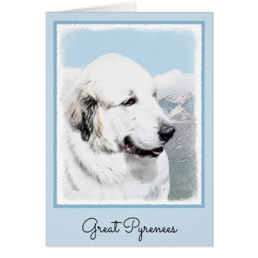 Grote Pyreneeën schilderen - Oorspronkelijke honde (Voorkant)