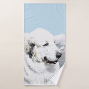 Grote Pyreneeën schilderen - Oorspronkelijke honde Bad Handdoek