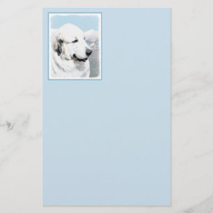 Grote Pyreneeën schilderen - Oorspronkelijke honde Briefpapier