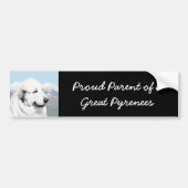 Grote Pyreneeën schilderen - Oorspronkelijke honde Bumpersticker (Voorkant)