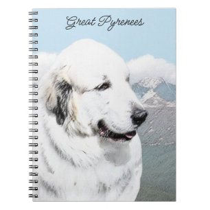 Grote Pyreneeën schilderen - Oorspronkelijke honde Notitieboek