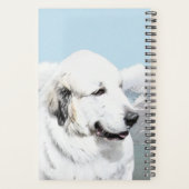 Grote Pyreneeën schilderen - Oorspronkelijke honde Planner (Achterkant)
