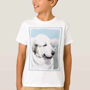 Grote Pyreneeën schilderen - Oorspronkelijke honde T-shirt