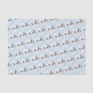 Grote Pyreneeën schilderen - Oorspronkelijke honde Tissuepapier