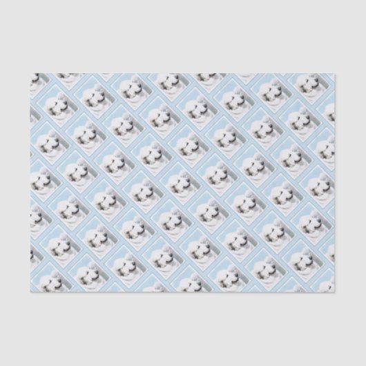 Grote Pyreneeën schilderen - Oorspronkelijke honde Tissuepapier (Voorkant)