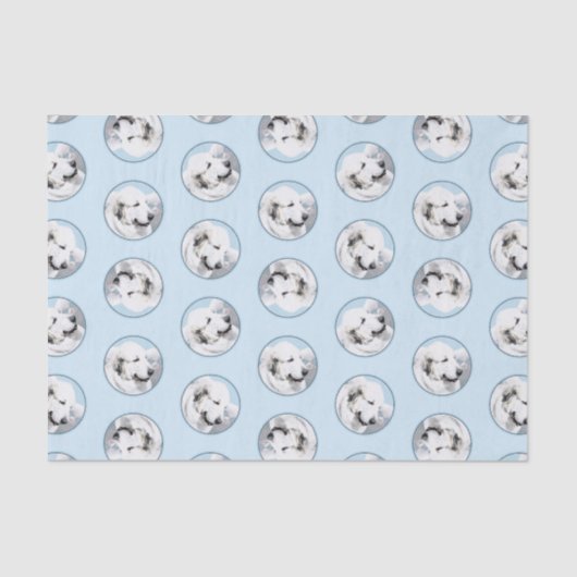 Grote Pyreneeën Schilderen Wit Originele Huisdier Tissuepapier (Voorkant)