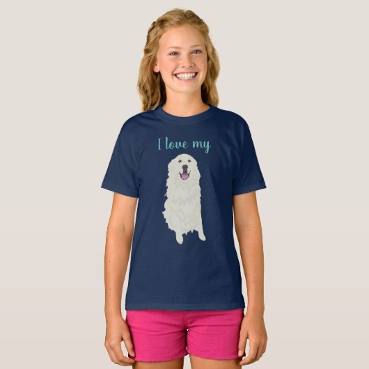  Grote Pyreneeën T-shirt (Voorkant volledig)