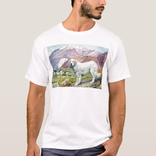 Grote Pyreneeën T-shirt (Voorkant)