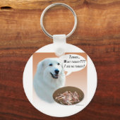 Grote Pyreneeën Turkije Sleutelhanger (Voorkant)