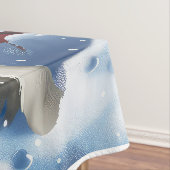 Grote Pyreneeën Winterwonderland Kerstvreugde Tafelkleed (Voorbeeld)