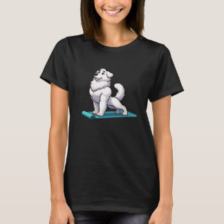Grote Pyreneeën Yoga Hond Grappige Meditatie T-shirt