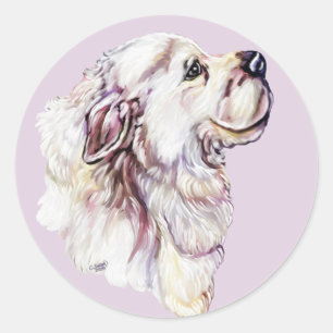 Grote Pyreneeënpasta Ronde Sticker