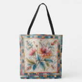 GROTE Quilt Afbeelding Tas (Voorkant)