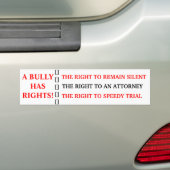 GROTE RECHTEN BUMPERSTICKER (Op auto)