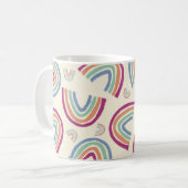 Grote regenbogen confetti mok (Voorkant links)