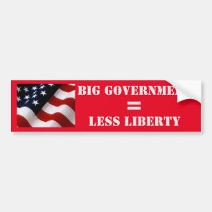 GROTE REGERING BUMPERSTICKER