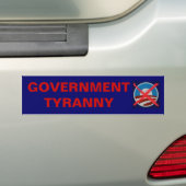 Grote regering heeft de Amerikaanse grondwet vermo Bumpersticker (Op auto)