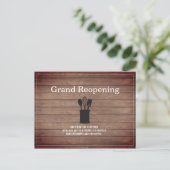 Grote restaurants die restaurants met voedsel bewe briefkaart (Staand voorkant)