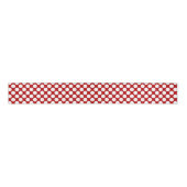 Grote retro stippen - wit en rood grosgrain lint (Voorkant)