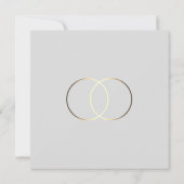 Grote reus kruiste gouden ringen kaart (Achterkant)