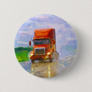 GROTE RIG TRUCKS & TRUCKS voor Truck-liefhebbers Ronde Button 5,7 Cm