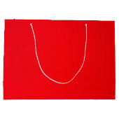 Grote rode geschenkzak, waanzinnig rood (de roodst groot cadeauzakje (Achterkant)