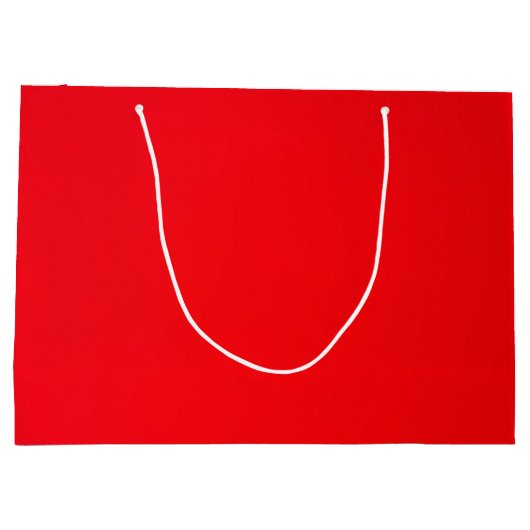 Grote rode geschenkzak, waanzinnig rood (de roodst groot cadeauzakje (Achterkant)