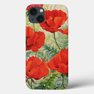 Grote rode papaver iPhone 13 hoesje