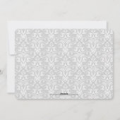 Grote Rode Strik 3 Foto Kerstkaart (Achterkant)