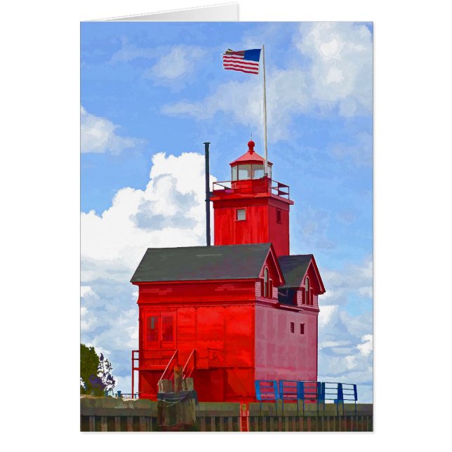 Grote Rode vuurtoren (Voorkant)