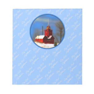 Grote Rode vuurtoren schilderen - Oorspronkelijke Notitieblok