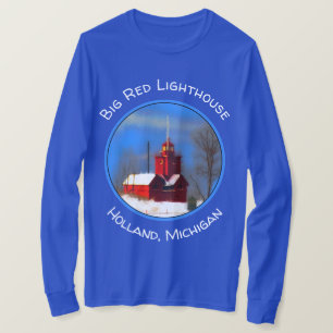 Grote Rode vuurtoren schilderen - Oorspronkelijke  T-shirt
