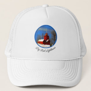 Grote Rode vuurtoren schilderen - Oorspronkelijke Trucker Pet
