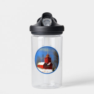 Grote Rode vuurtoren schilderen - Oorspronkelijke Waterfles