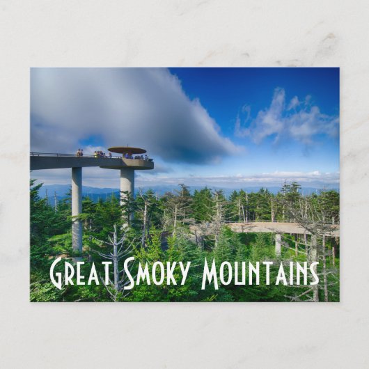 Grote rokergebergte briefkaart (Voorkant)