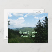 Grote rokergebergte briefkaart (Voorkant / Achterkant)