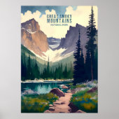 Grote rokergebergte poster (Voorkant)