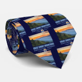 Grote rokergebergte stropdas (Opgerold)