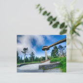 Grote rokerige bergen Clingmans Dome Briefkaart (Staand voorkant)