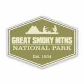 Grote rokerige MTNS NP 3 Sticker (Voorkant)