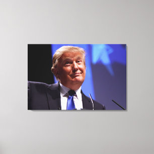 GROTE ROL DONALD TRUMP CANVAS AFDRUK
