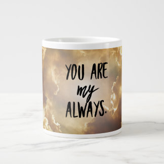 Grote Romantische Koffie Mok met Love Quote