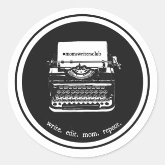 GROTE ronde sticker - set van 6