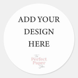 Grote ronde ticker sticker