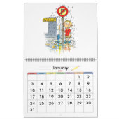 Grote Rood School-jaarkalender voor kinderen Kalender (Jan 2027)