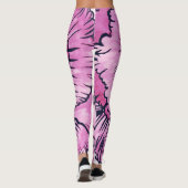 Grote roze collectie leggings (Achterkant)